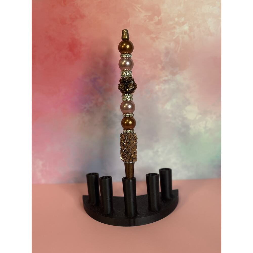 92-18 Inspired Handcrafted Extended Length Beaded Pen w/ Refill Ink